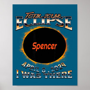 I Solar Eclipse Spencer Indiana There Poster