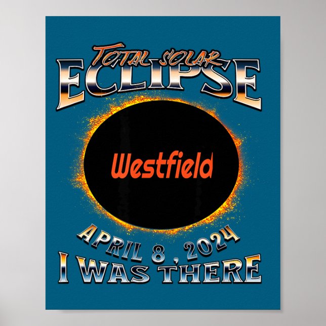 I Solar Eclipse Westfield Indiana There Poster (Front)