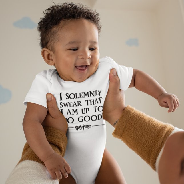 I SOLEMNLY SWEAR THAT I AM UP TO NO GOOD™ BABY BODYSUIT (Creator Uploaded)