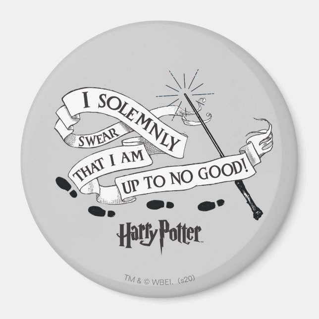 I Solemnly Swear That I Am Up To No Good Magnet (Front)