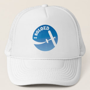 I Soloed & Aeroplane Graphic Trucker Hat