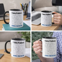 I Solve Problems Funny Math Equations Personalised