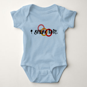 I SPEAK BABY BABY BODYSUIT