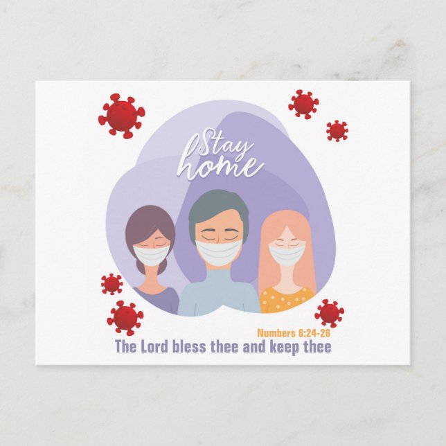 I Speak Blessings  Over You -  Postcard (Front)