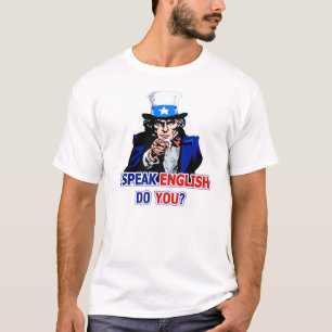 I Speak English Basic T Shirt