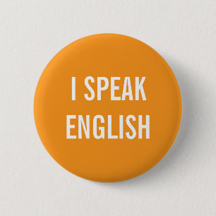 I SPEAK ENGLISH BUTTON