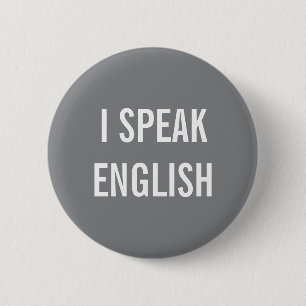 I SPEAK ENGLISH BUTTON