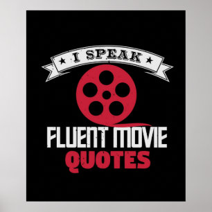I Speak Fluent Movie Quotes Poster