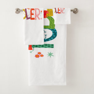 I Speak Fluent Toddler - Mum, Daycare Teacher Gift Bath Towel Set