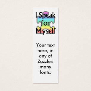 I Speak for Myself