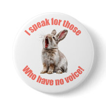 I speak for those who have no voice rabbit
