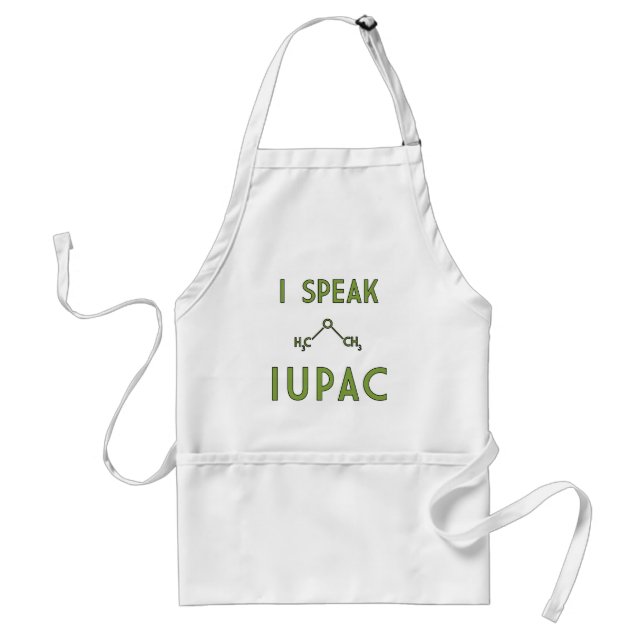 I Speak IUPAC Apron (Front)