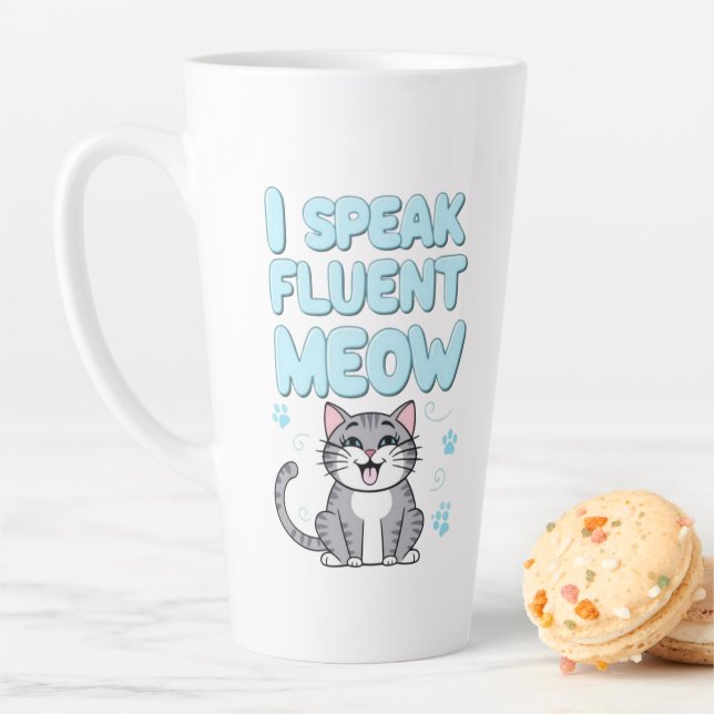 I Speak Meow coffee mug 15oz (In Situ)
