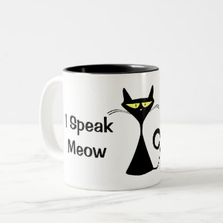I Speak Meow Customisable Coffee Mug