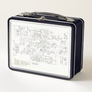I Speak Schematic Metal Lunch Box