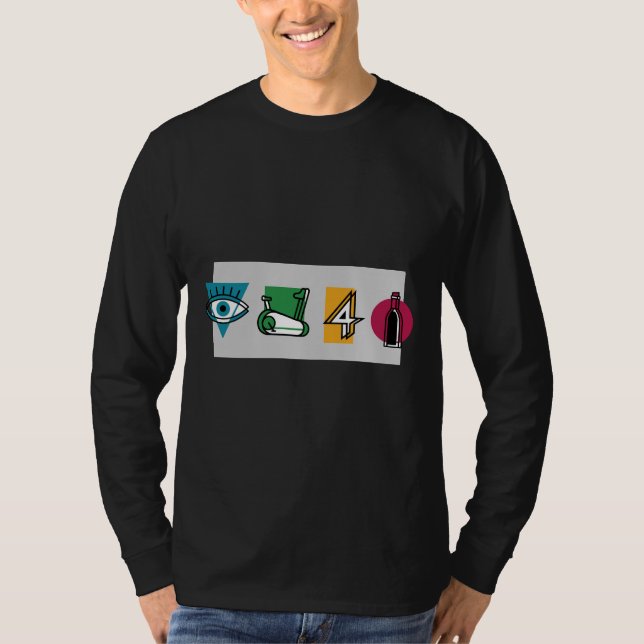 I Spin For Wine T-Shirt (Front)