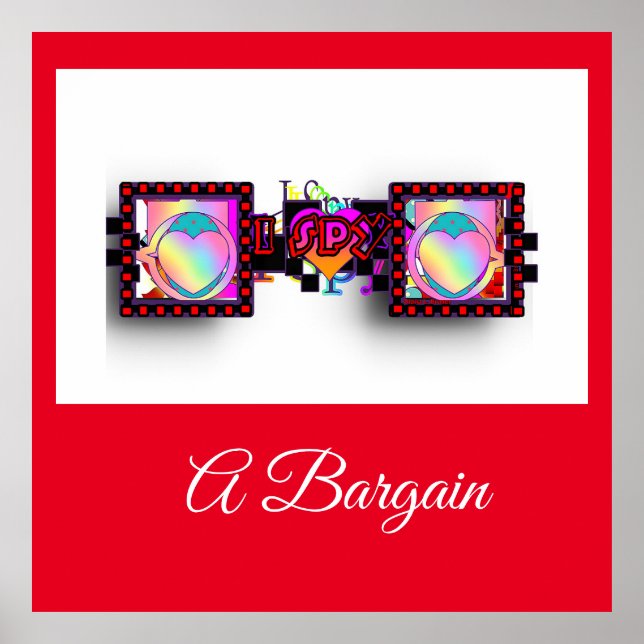 I Spy A Bargain Poster (Front)