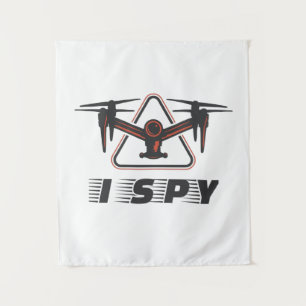 I Spy For Drone Pilots and Drone Lovers Tapestry
