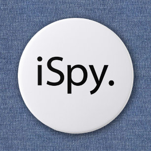 I Spy (iSpy) 6 Cm Round Badge