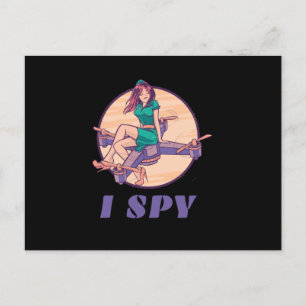 I Spy Spy Drone For Girls Postcard