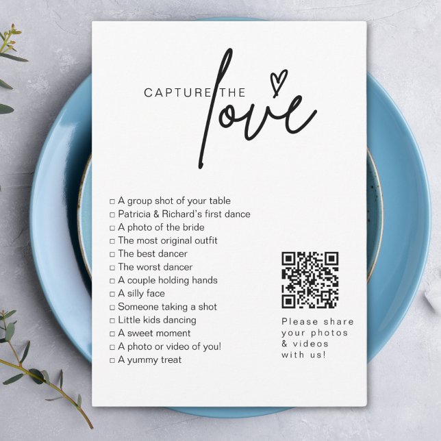 I Spy Wedding Game Capture The Love Photo Hunt QR Invitation (Creator Uploaded)