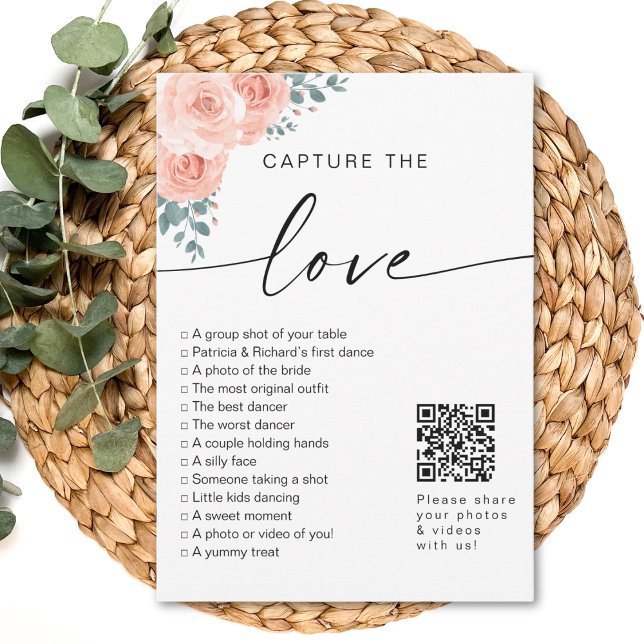 I Spy Wedding Game Capture The Love Photo Hunt QR Invitation (Creator Uploaded)