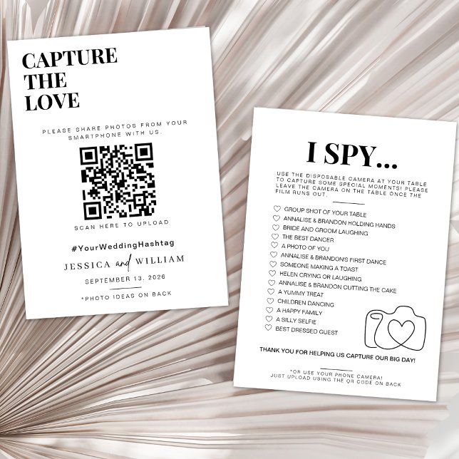 I spy wedding game Capture the love photo scavenge Menu (Creator Uploaded)