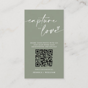 I Spy Wedding Game   Capture The Love QR Code Enclosure Card