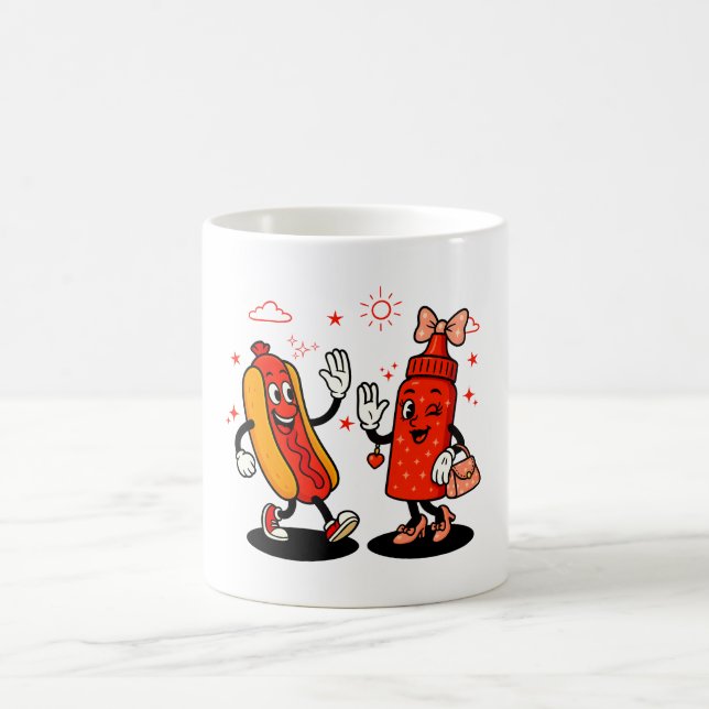 I Squirt On Juicy Wieners Adult Humour Funny Coffee Mug (Center)