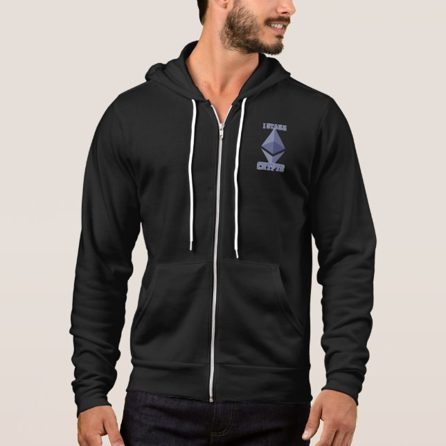 I Stake Crypto Ethereum Validator Legacy Hustle Hoodie (Front)
