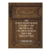 I Stand at the Door and Knock, Door Poster