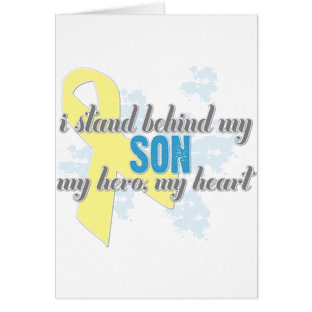 i stand behind my son (Front)