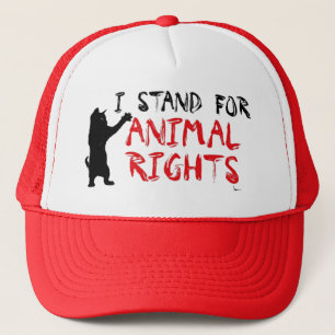 I Stand for Animal Rights Trucker Hat