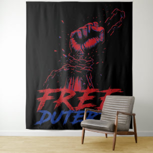 I Stand For Duterte Free DU30 Free Duterte Tapestry