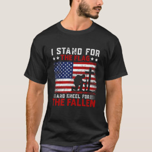 I Stand for The Flag And Kneel for The Fallen T-Shirt