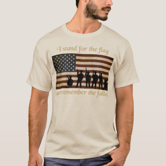 i stand for the flag and remember the fallen T-Shirt