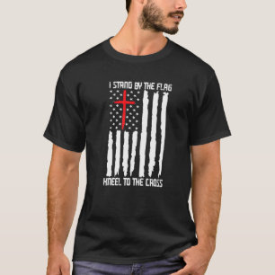 I Stand For The Flag I Kneel For The Cross Apparel T-Shirt
