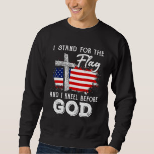 I Stand For The Flag I Kneel For The Cross Sweatshirt