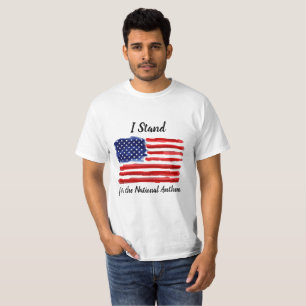 I Stand - United States of America Flag T-shirt
