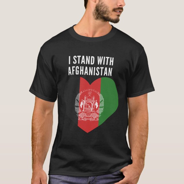 I Stand With Afghanistan Stand With Afghanistan Af T-Shirt (Front)