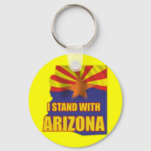 I stand with Arizona Key Ring