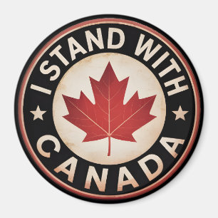 I stand with Canada Magnet