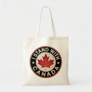 I stand with Canada Tote Bag