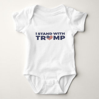 I Stand with Donald Trump Baby Bodysuit