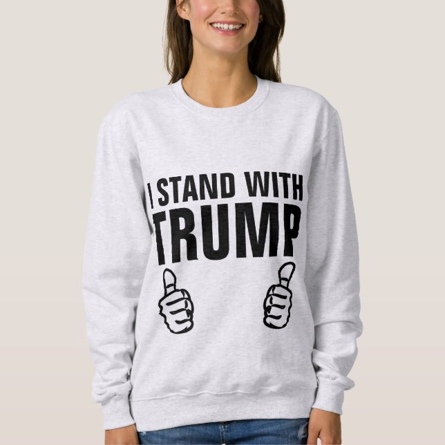 I STAND WITH DONALD TRUMP T-shirts (Front)