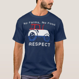 I stand with dutch farmers, respect, No farms, no  T-Shirt