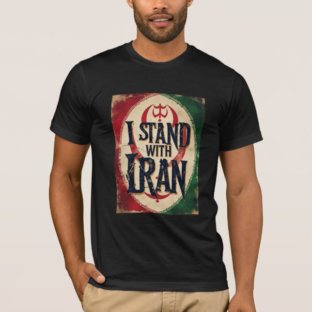 I Stand With Iran Solidarity Tee (Front)