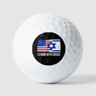 I Stand with Israel Patriotic Golf Balls