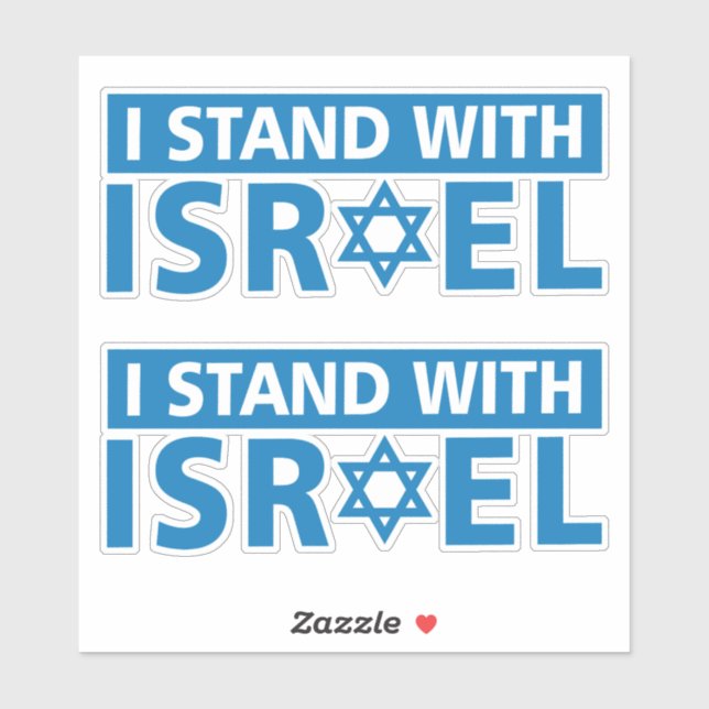 I Stand with Israel Trucker Hat (Sheet)
