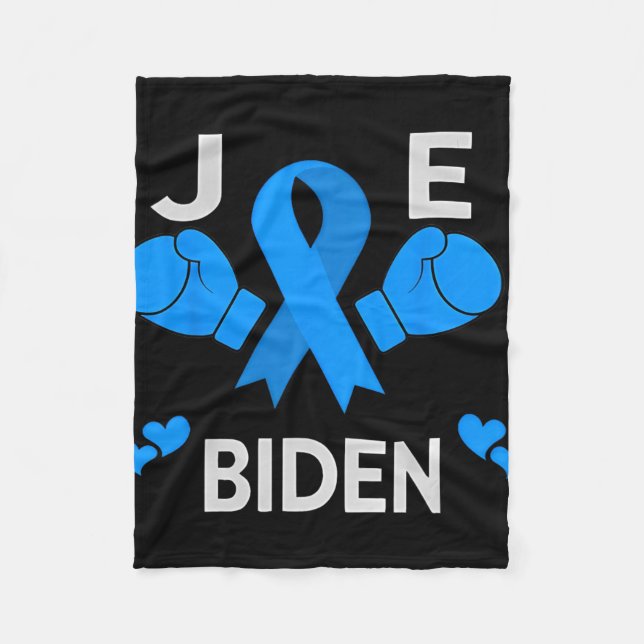 I Stand With Joe Biden 2  Fleece Blanket (Front)
